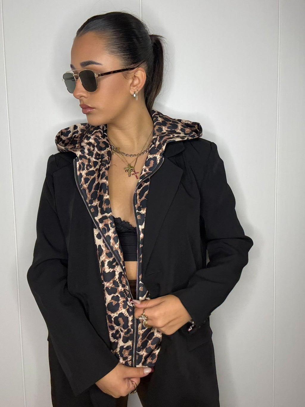 Blasier Negra Leopardo