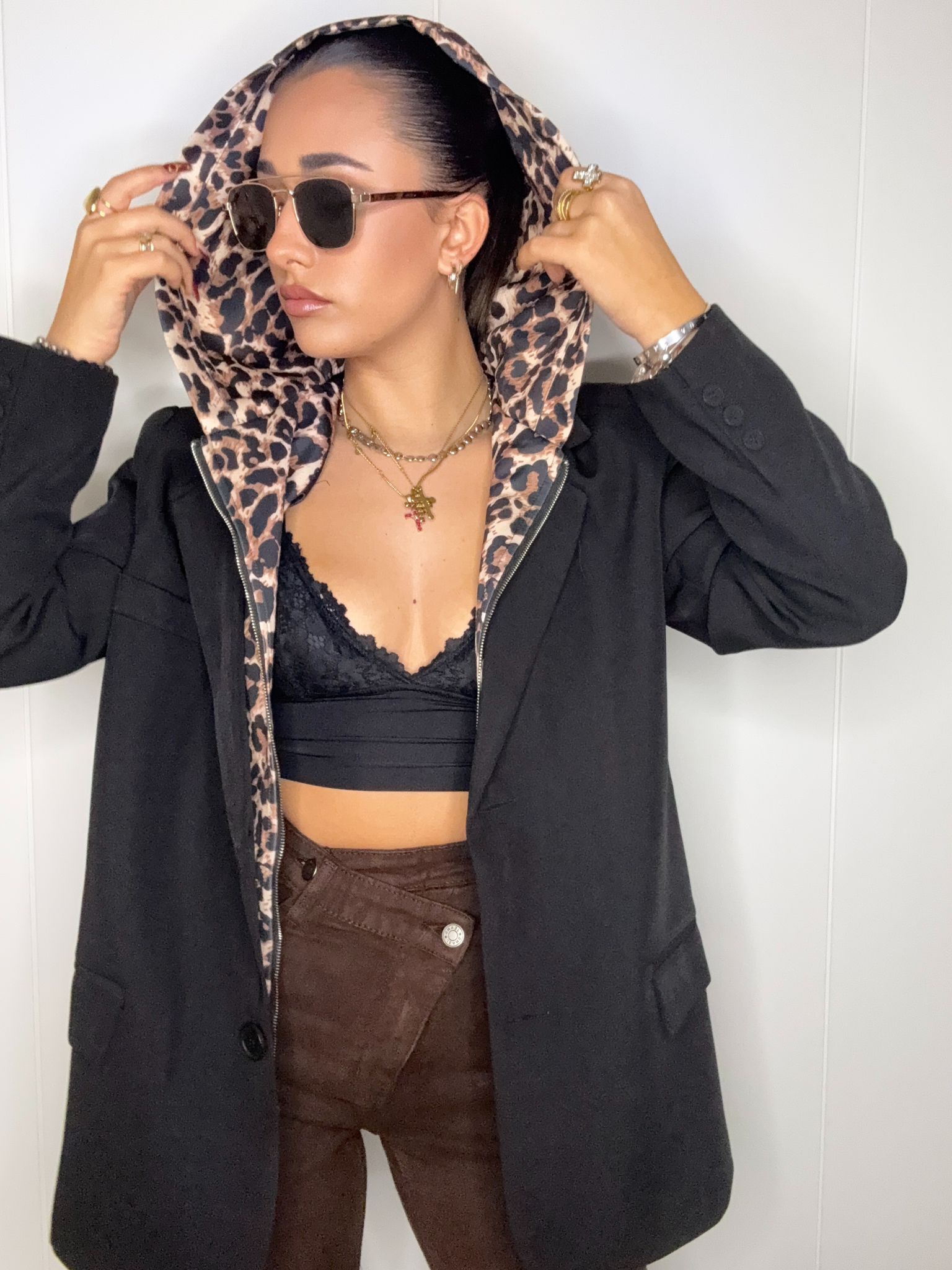 Blasier Negra Leopardo