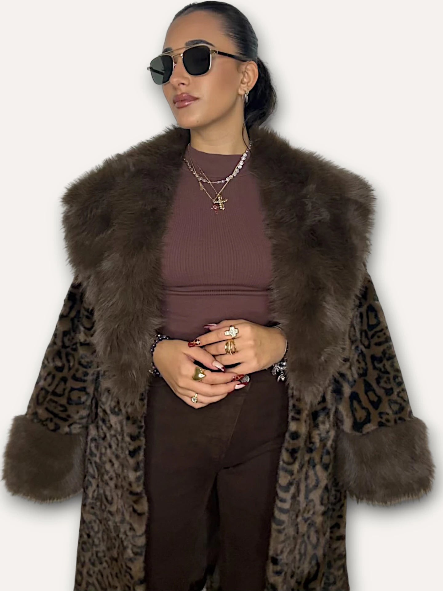 Abrigo Leopard Premium