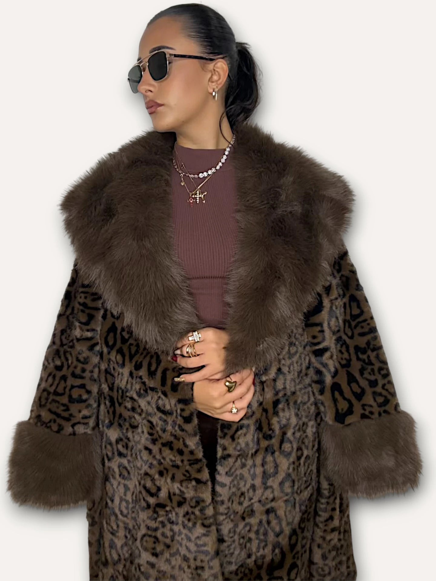 Abrigo Leopard Premium