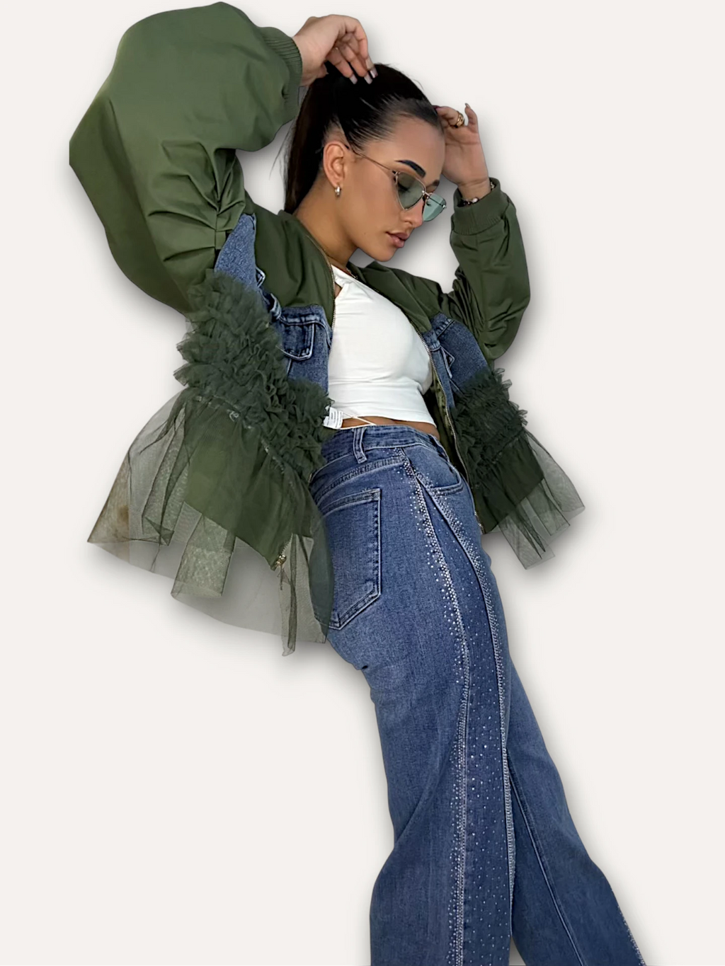 Pantalón Vaquero Wild Flower