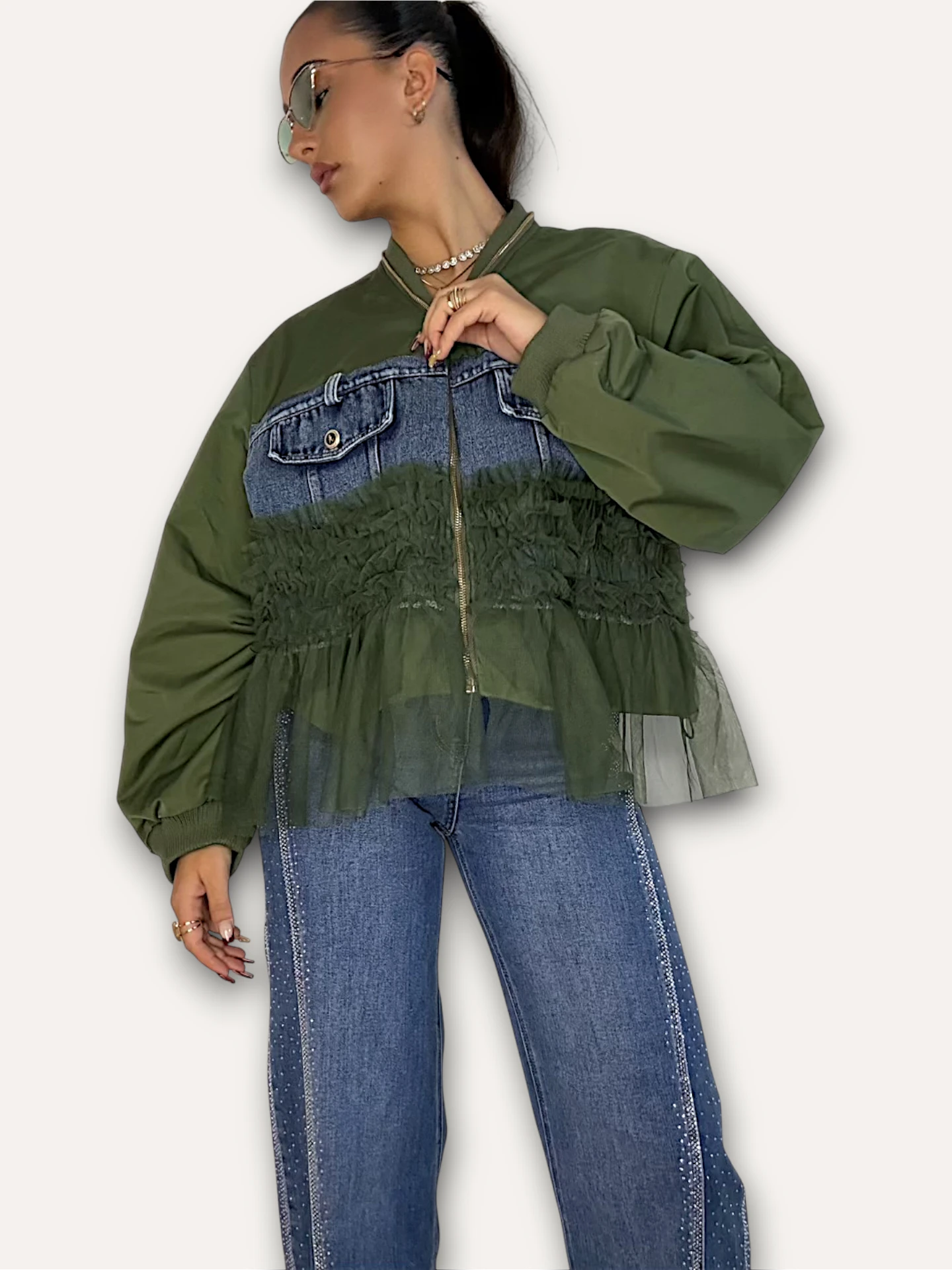 Pantalón Vaquero Wild Flower