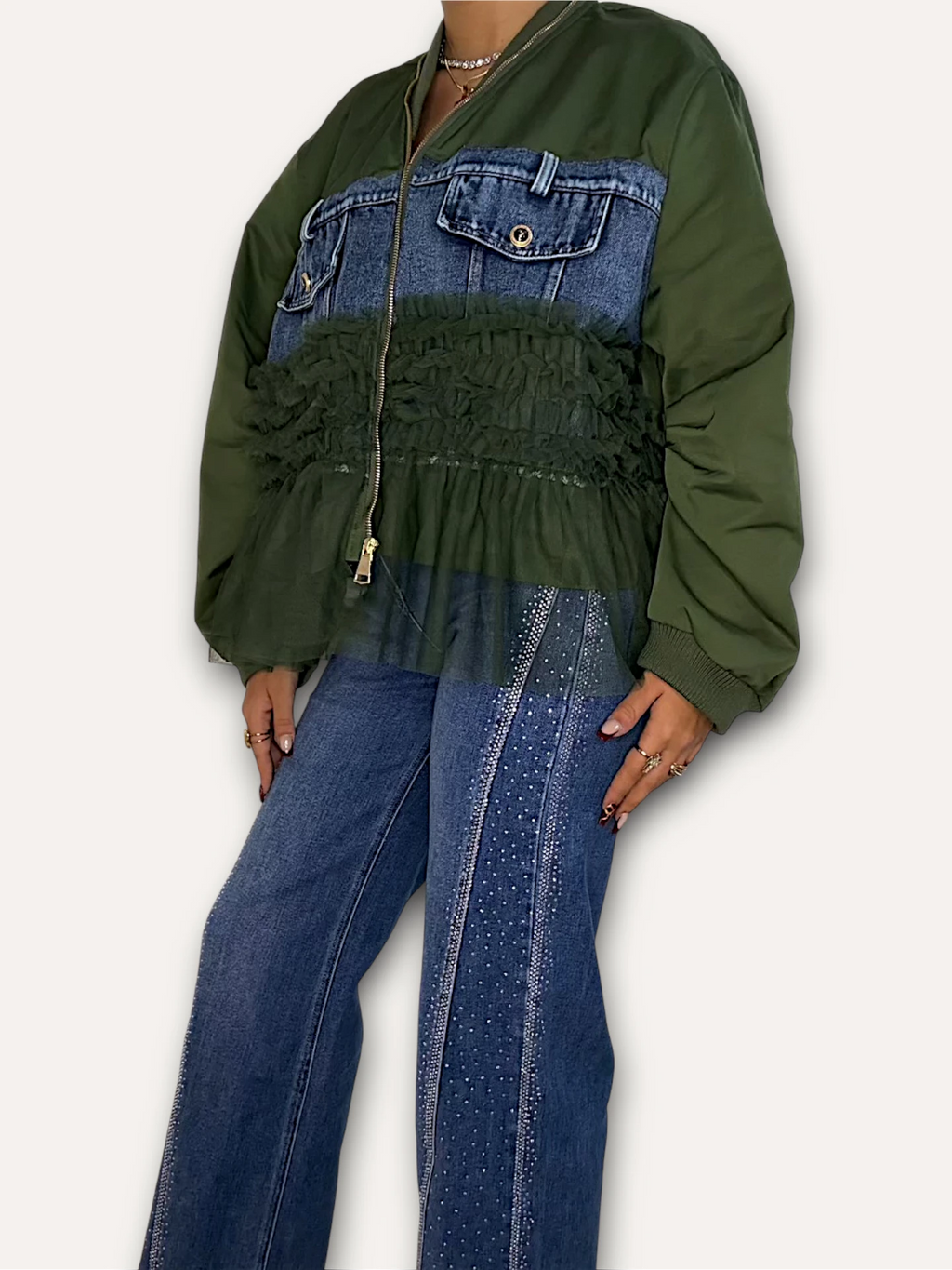 Pantalón Vaquero Wild Flower