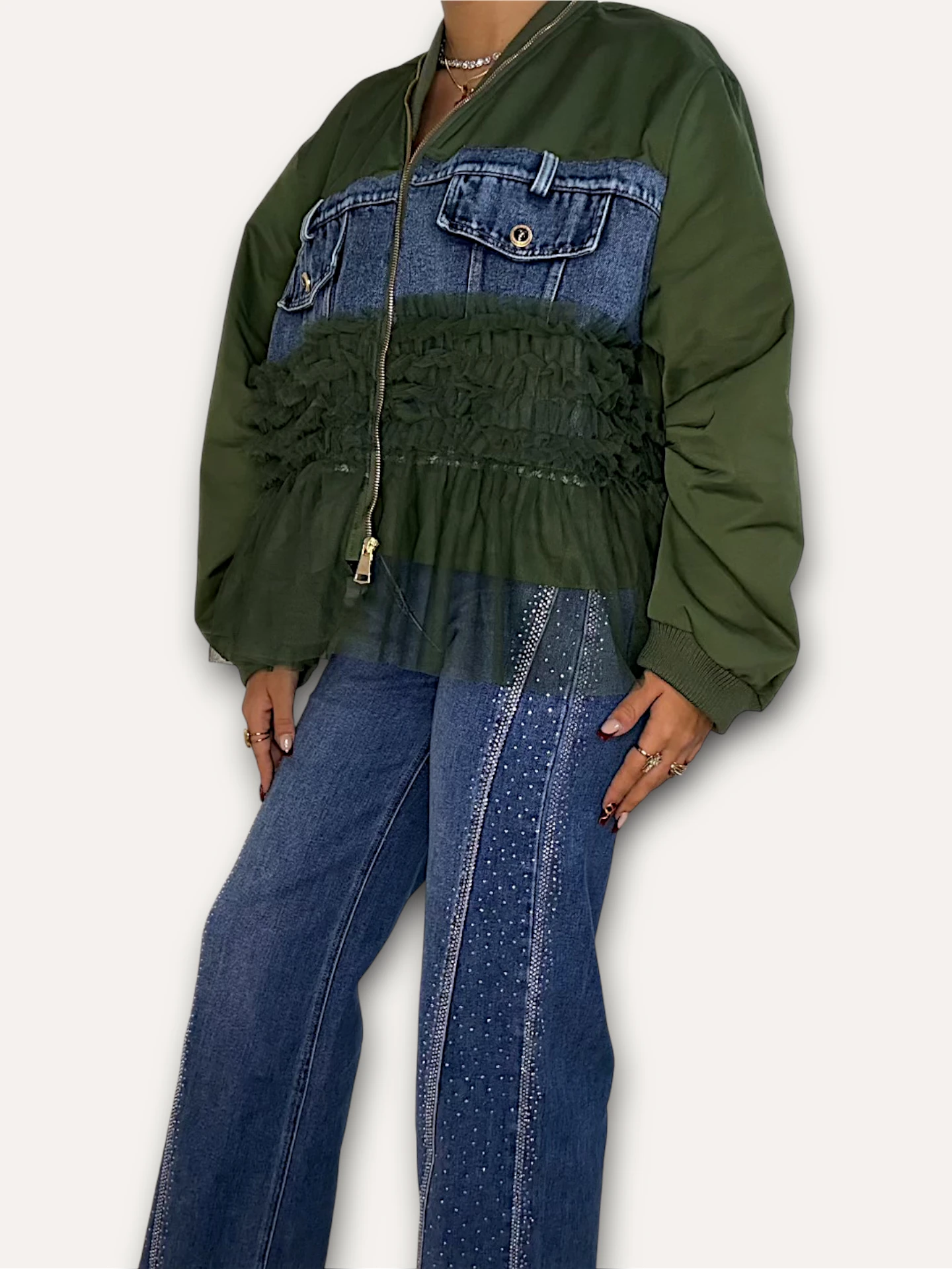 Pantalón Vaquero Wild Flower