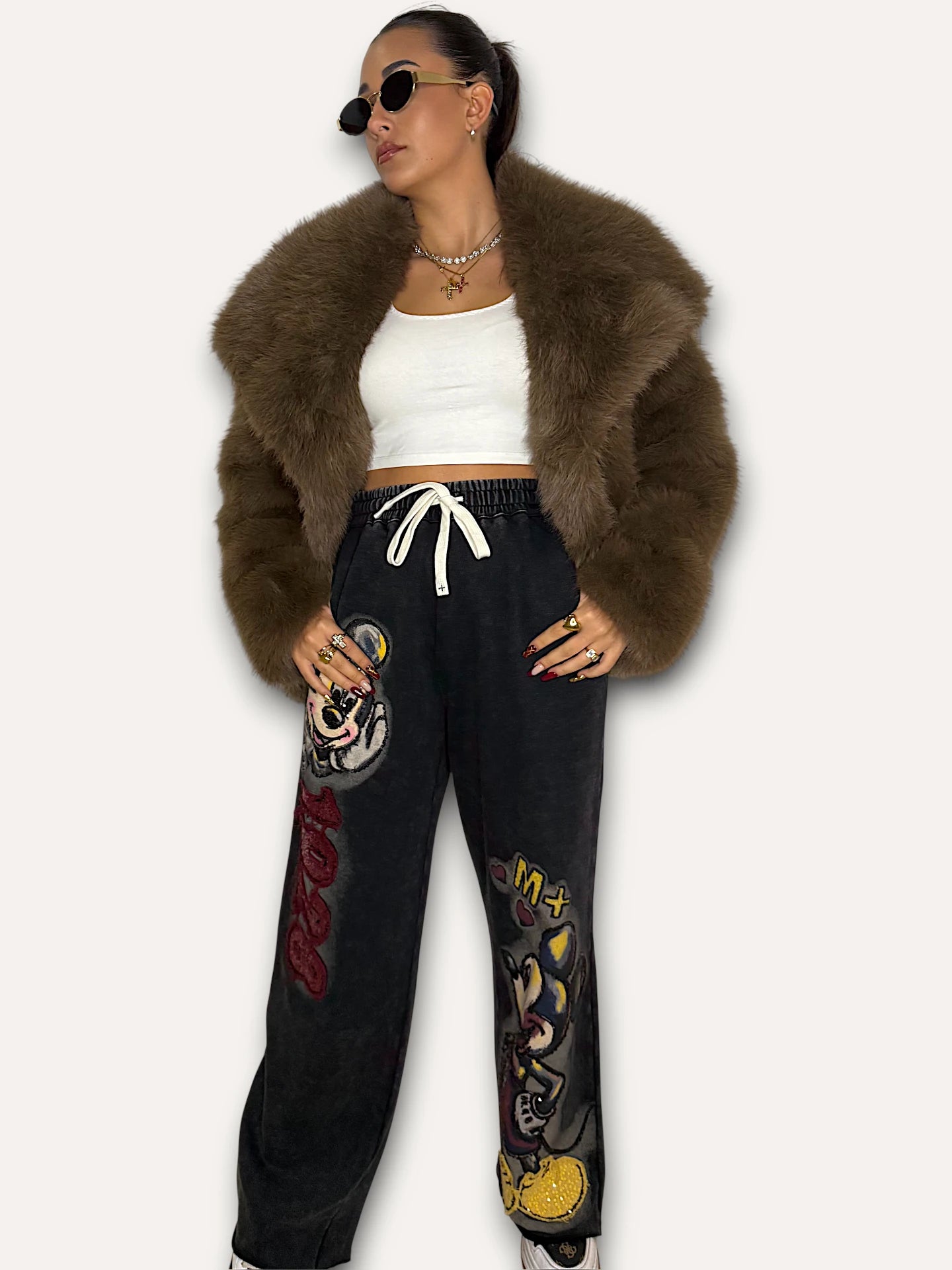 Pantalon Mousse Negro