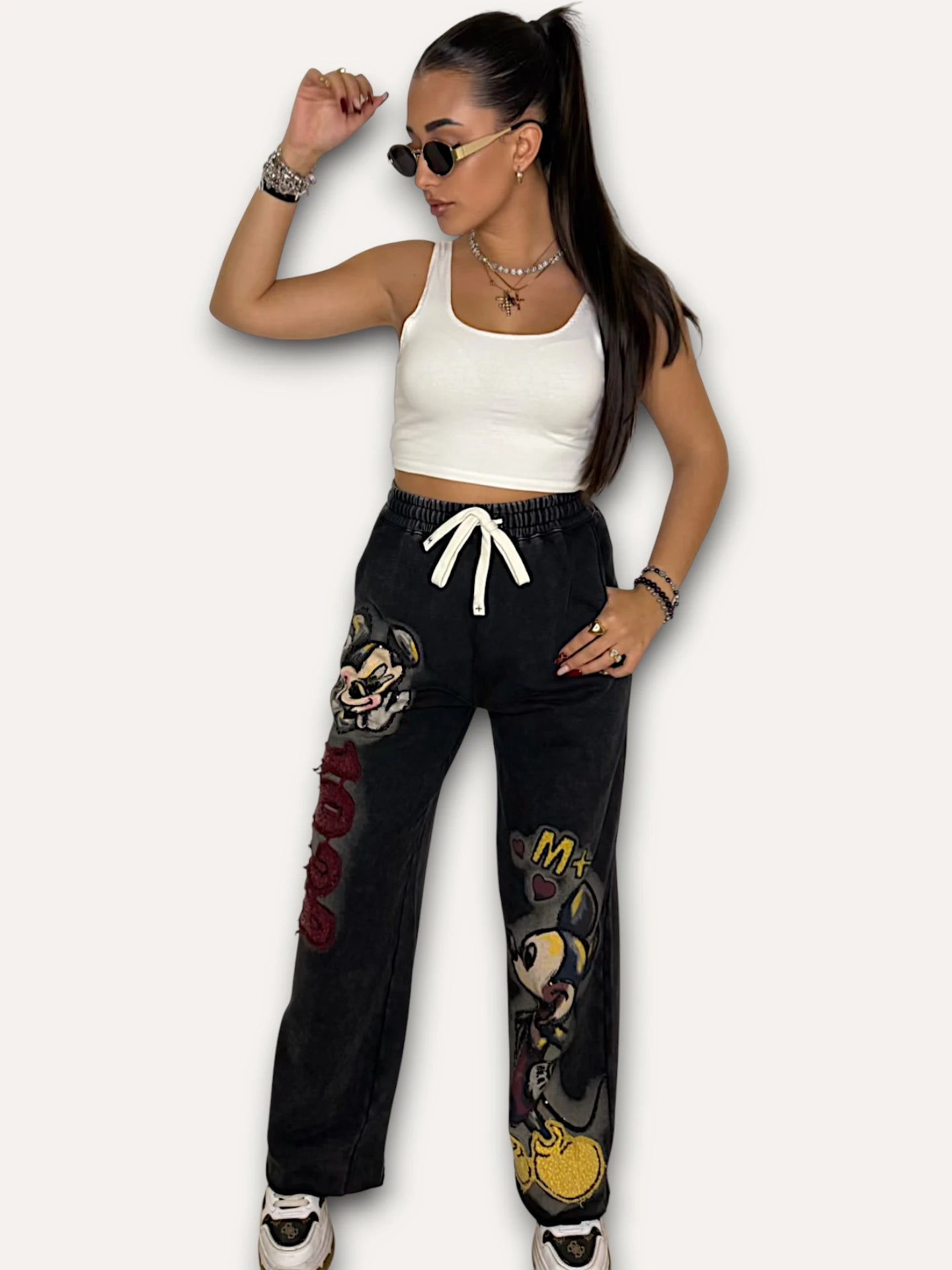 Pantalon Mousse Negro