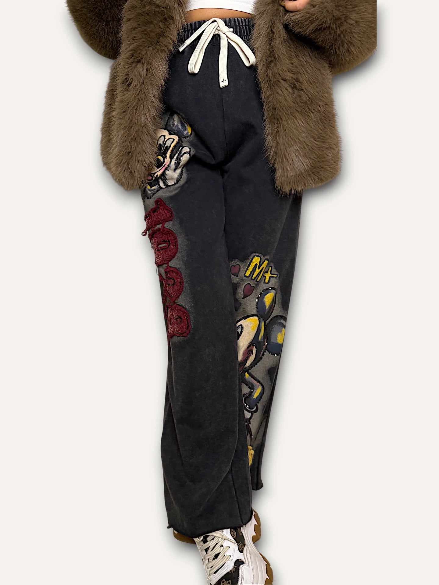 Pantalon Mousse Negro