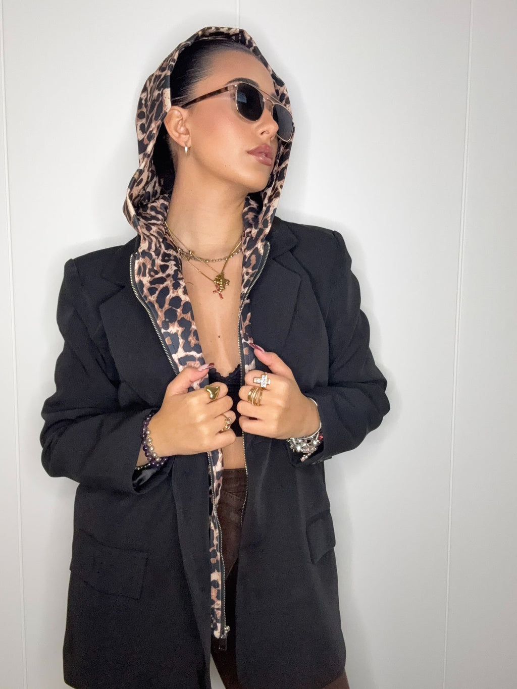 Blasier Negra Leopardo