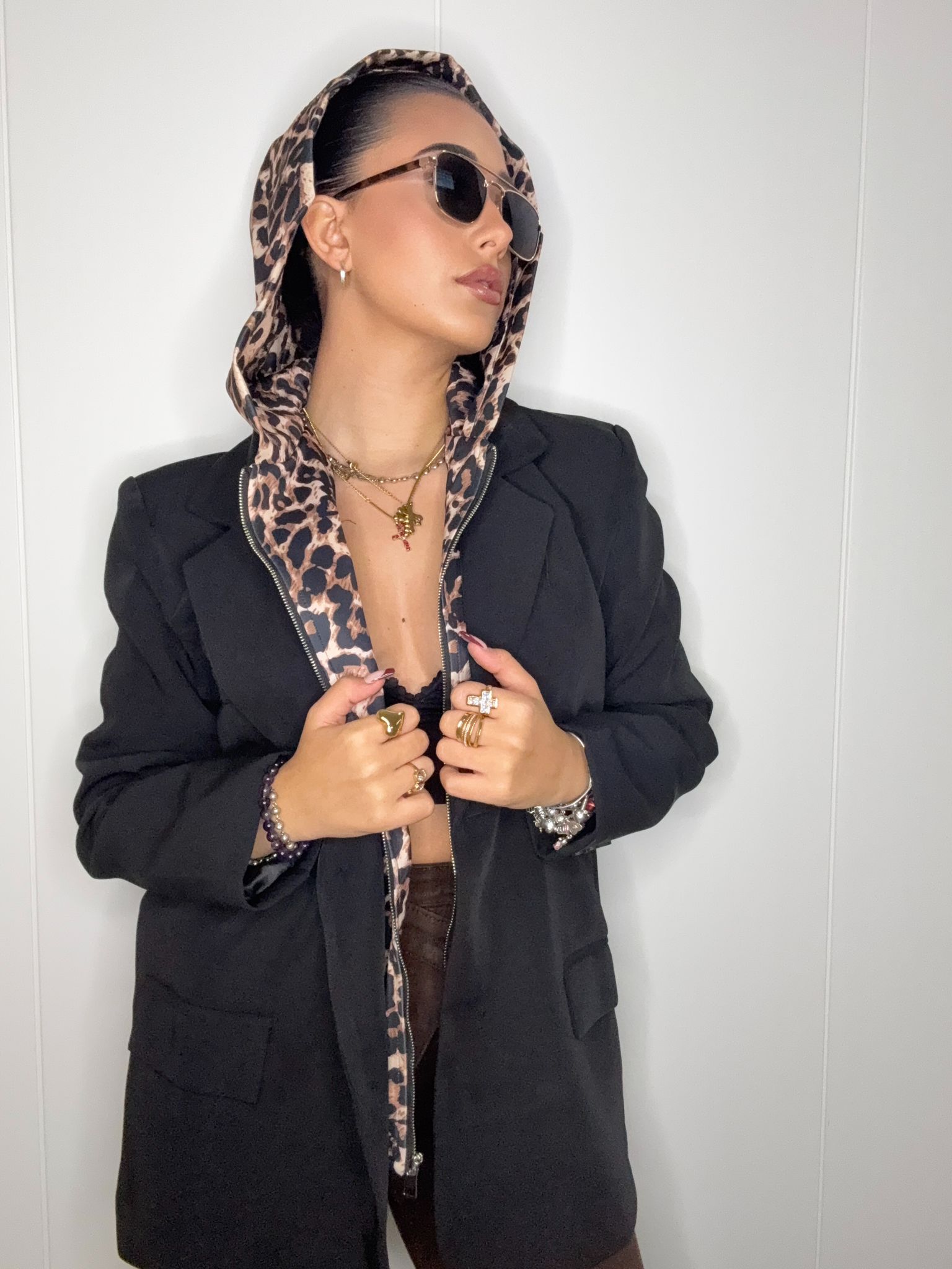 Blasier Negra Leopardo